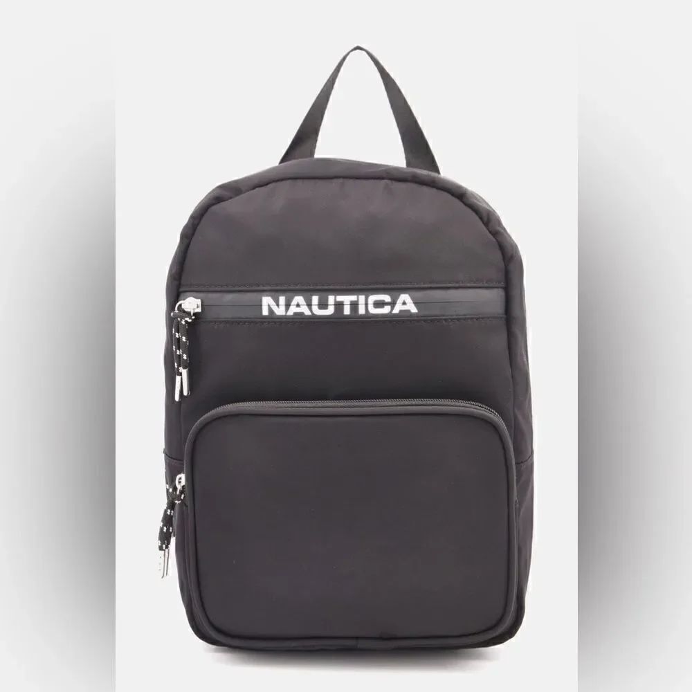 NWT Nautica Women Splash It Out 2 Backpack Black